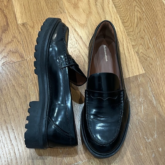 Reformation Agathea Chunky Loafers - Picture 1 of 5